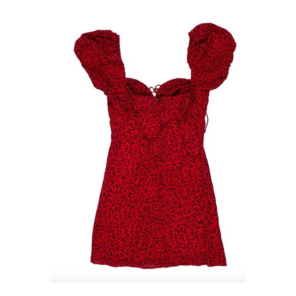 Realisation Par Venus Dress in Red Squiggle Red XL - Picture 5 of 8